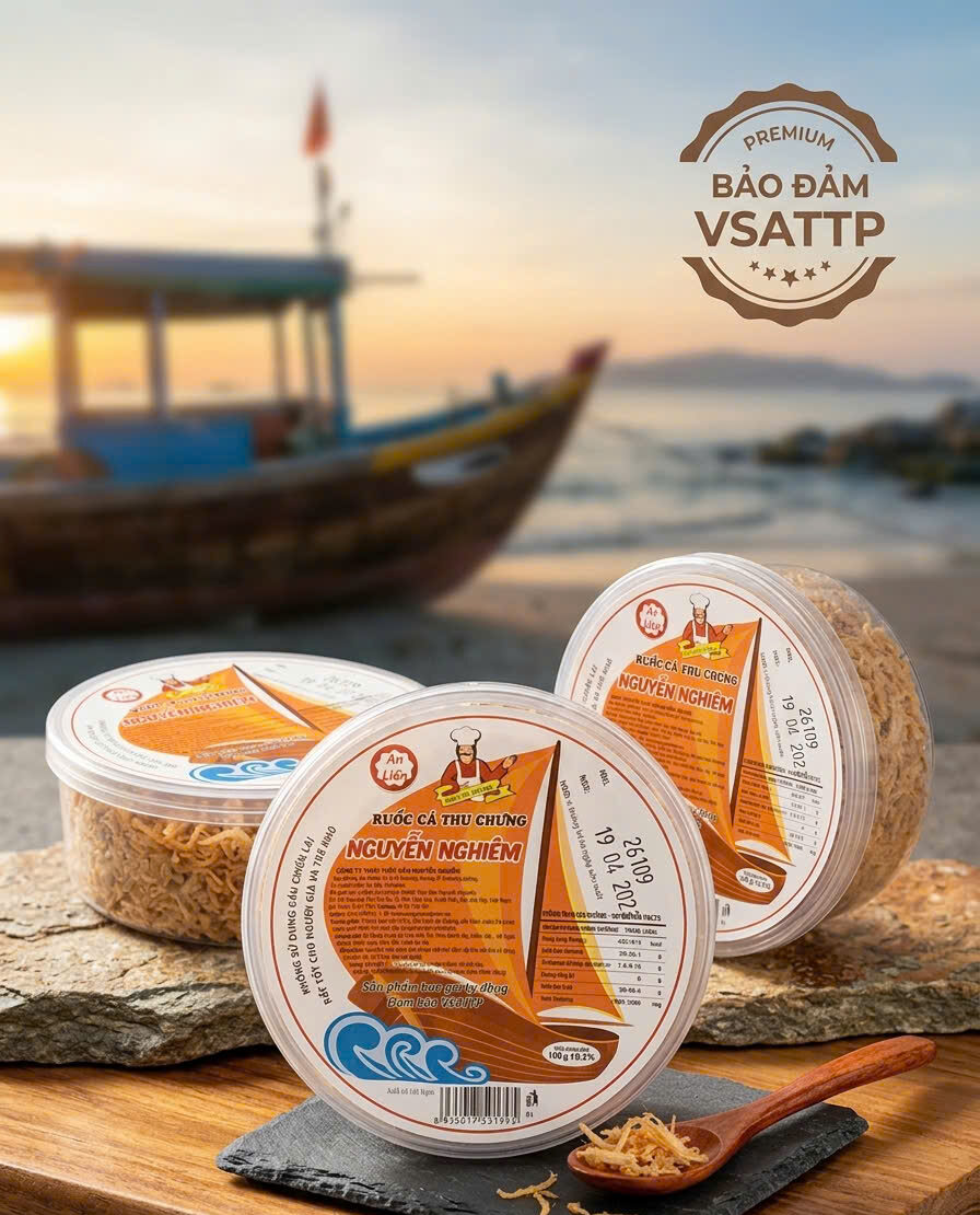 Ruốc Cá Thu Chưng 100gr