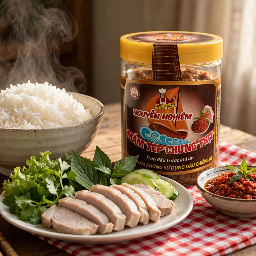Mắm Tép Chưng Thịt 450gr
